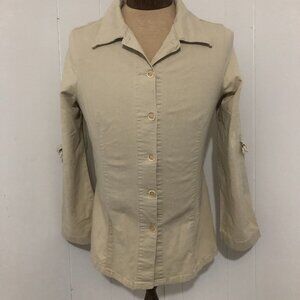 - Womens Tan Top. French Dressing. 4